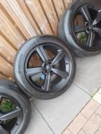 Audi 20 inch velgen met zomerbanden (Hankook/Bridgestone), Auto-onderdelen, Banden en Velgen, Gebruikt, 255 mm, Banden en Velgen