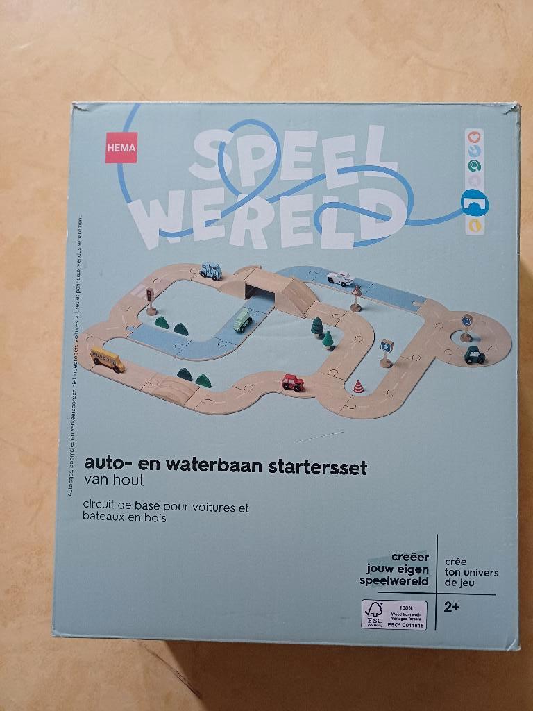 Auto en waterbaan startersset HEMA, Kinderen en Baby's, Speelgoed | Buiten | Los speelgoed, Ophalen, Zo goed als nieuw