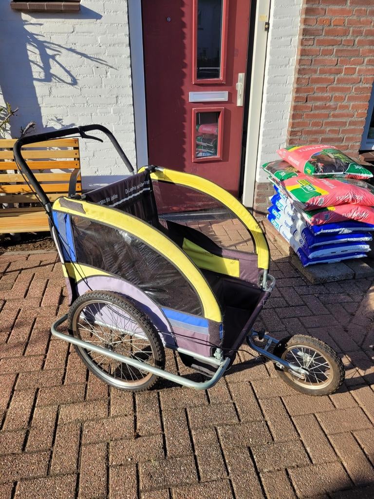 Kinderfietskar / wandelwagen - 2-in-1, Ophalen, Gebruikt, Kinderkar, 40 tot 60 kg