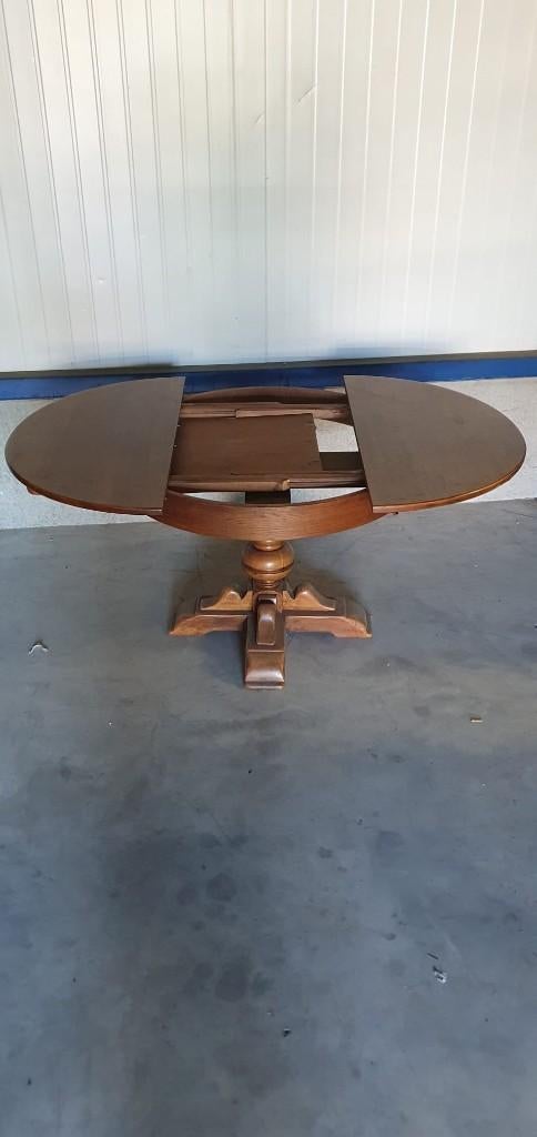 Eiken uitschuiftafel, Ophalen of Verzenden