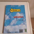 (i) 123 Inkt etiket vellen NIEUW, Ophalen, Nieuw