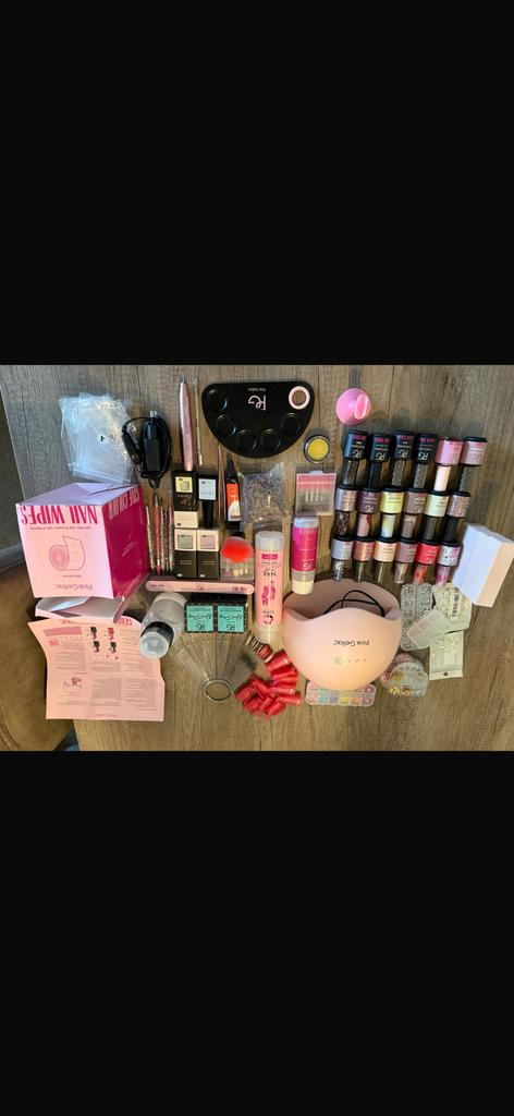 Pink gellac collectie, Sieraden, Tassen en Uiterlijk, Ophalen, Overige kleuren, Zo goed als nieuw, Handen en Nagels