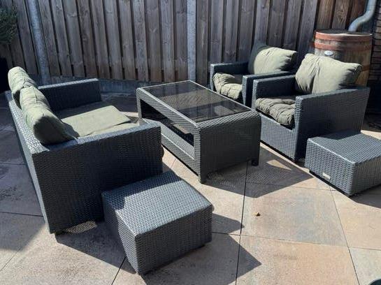 Loungeset van Royal Patio, Tuin en Terras, Tuinsets en Loungesets, Ophalen, Zo goed als nieuw, Kunststof, Loungeset