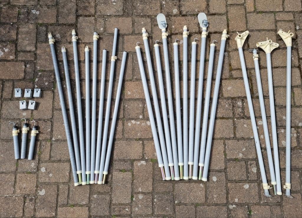 Isabella G18 IXL glasfiber voortentframe 2,5 diep Carbon, Ophalen of Verzenden