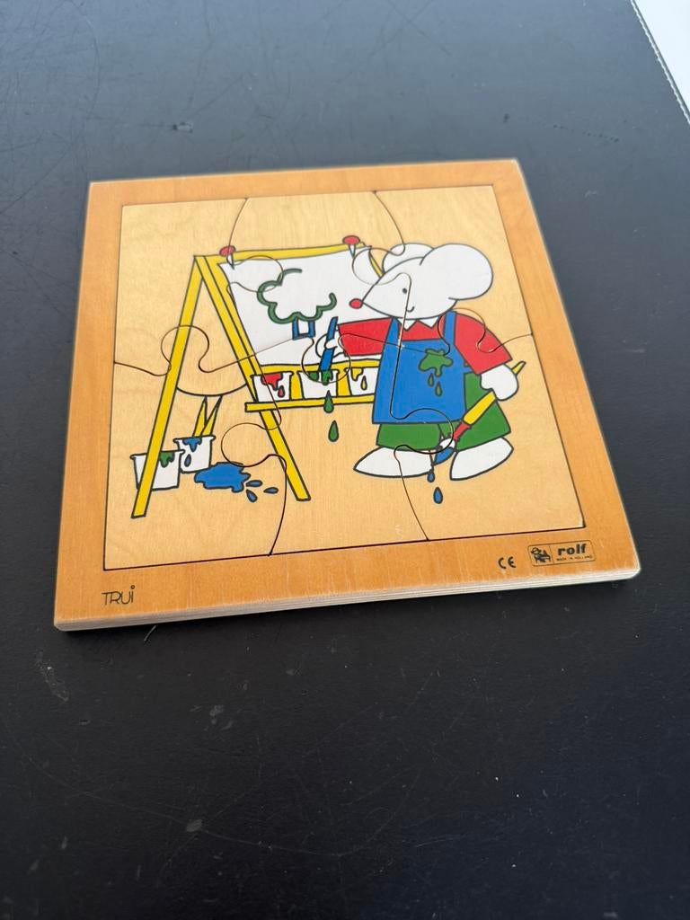 Rolf puzzel schilderen, Ophalen of Verzenden, Minder dan 10 stukjes, Gebruikt, 2 tot 4 jaar