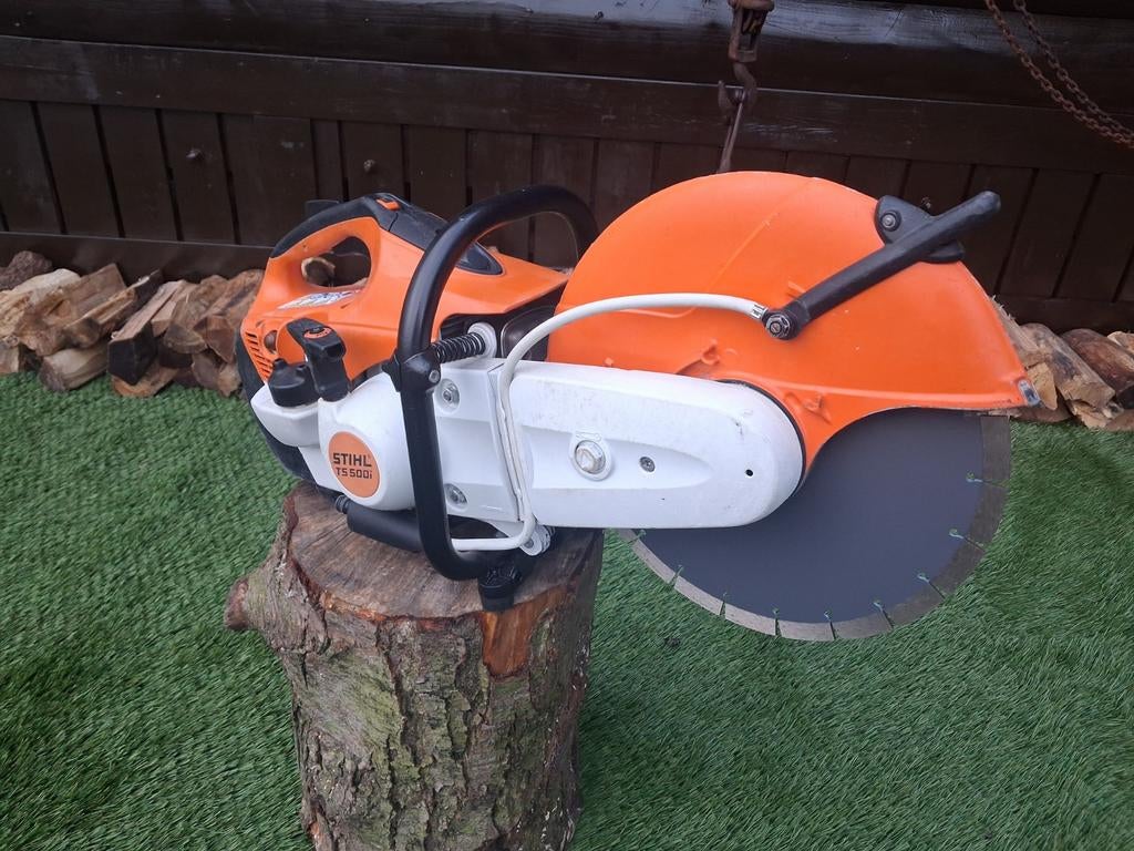 Stihl TS 500i bandenzaag 350mm met nieuw zaagblad, Ophalen