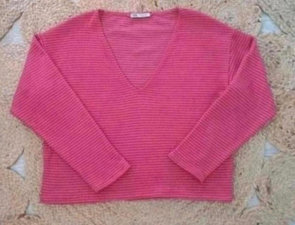 Zara v-hals trui ZGAN maat M, Maat 38/40 (M), Zara, Ophalen of Verzenden, Zo goed als nieuw