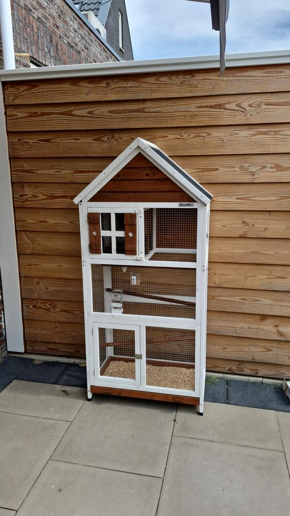 Volière/vogelkooi/vogelhok., Ophalen, Zo goed als nieuw, Aluminium, Volière