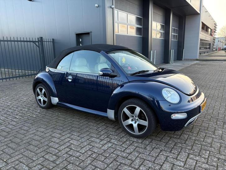 Volkswagen New Beetle Cabriolet 1.6 Turijn Comfort, Auto's, Volkswagen, Bedrijf, Te koop, Beetle (Kever), ABS, Airbags, Airconditioning