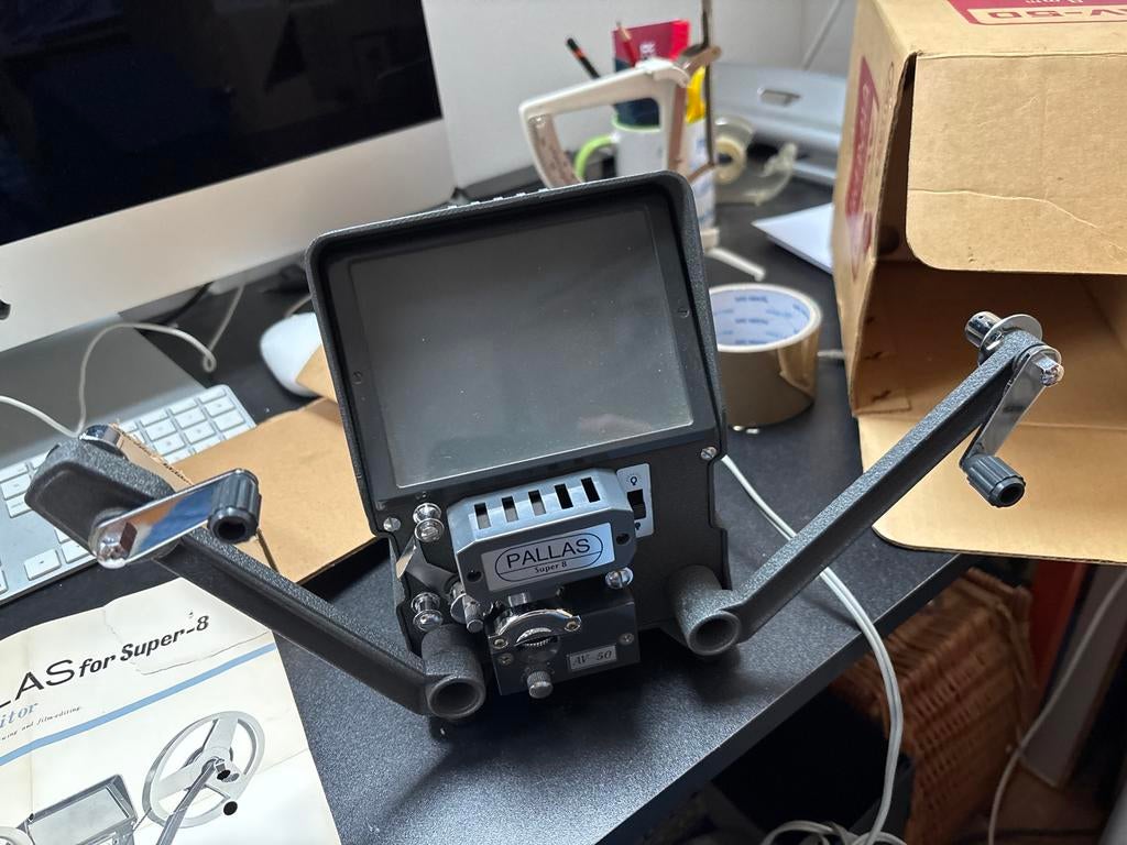 Pallas AV-50 Super 8 Viewer Editor - Nieuwstaat!, Audio, Tv en Foto, Filmrollen, Ophalen of Verzenden, 8mm film