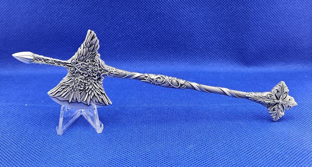 (9043) South Korea SILVER HALBERD OF St.RAPHAEL 2 1/2 OUNCE, Ophalen of Verzenden, Zilver
