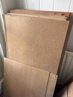 Hardboard platen naturel ~35m^2, Ophalen, Gebruikt