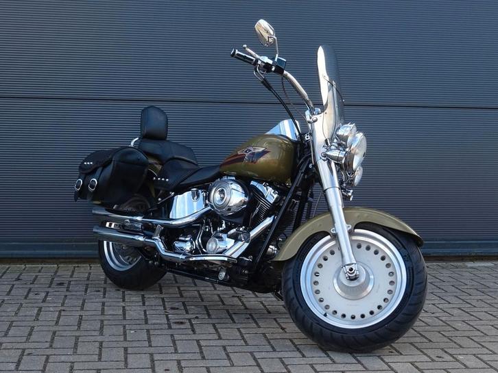 *VERKOCHT* HARLEY-DAVIDSON FAT BOY FLSTF (bj 2007) 55,144 km, Motoren, Motoren | Harley-Davidson, Bedrijf, Chopper, meer dan 35 kW