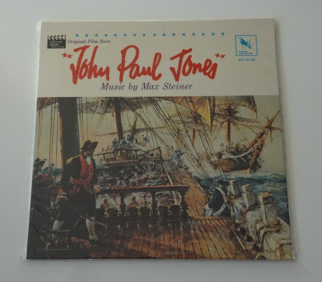 Max Steiner - John Paul Jones - Original Soundtrack uit 1981, Ophalen, Zo goed als nieuw, 12 inch