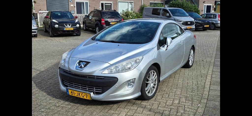 Peugeot 308cc 1.6 THP 2009, Auto's, Peugeot, 1487 kg, Zwart, 4 cilinders, Cabriolet