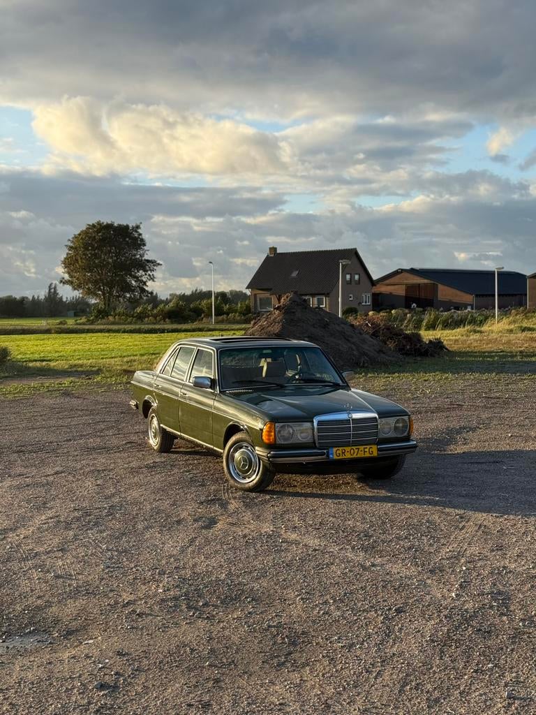 Mercedes-Benz 200d 1981 groen, Auto's, Mercedes-Benz, 1998 cc, Achterwielaandrijving, 4 cilinders, 60 pk