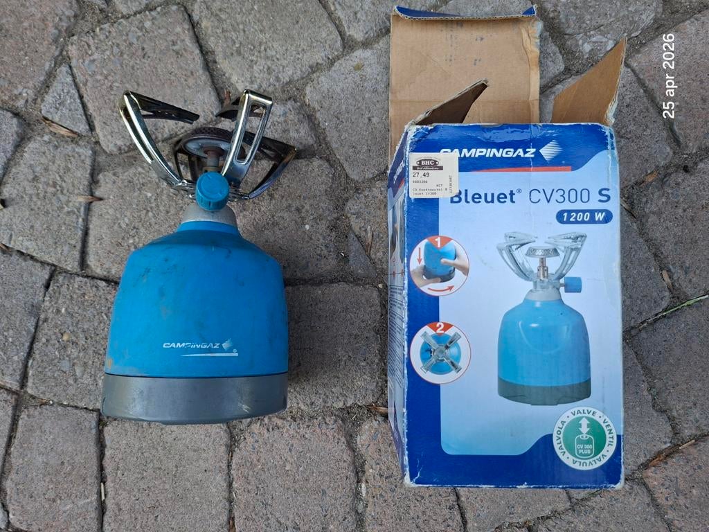 Campingaz Bleuet CV300 S Camping Kooktoestel 1200W, Ophalen of Verzenden, Gebruikt