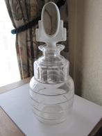 Art deco whiskey karaf Manhattan kristal Val St Lambert, Antiek en Kunst, Antiek | Glas en Kristal, Verzenden