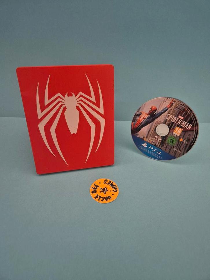 Spiderman Steelbook Edition, Spelcomputers en Games, Games | Sony PlayStation 4, Zo goed als nieuw, Avontuur en Actie, 1 speler