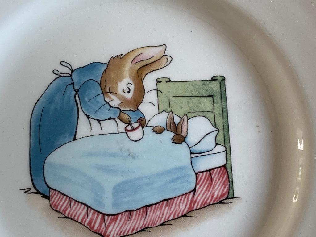 Pasen Vintage Wedgewood Peter Rabbit bord 17,5 cm doorsnee, Diversen, Pasen, Ophalen of Verzenden, Zo goed als nieuw