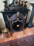 Haardscherm, Ophalen, Vrijstaande haard, Houthaard