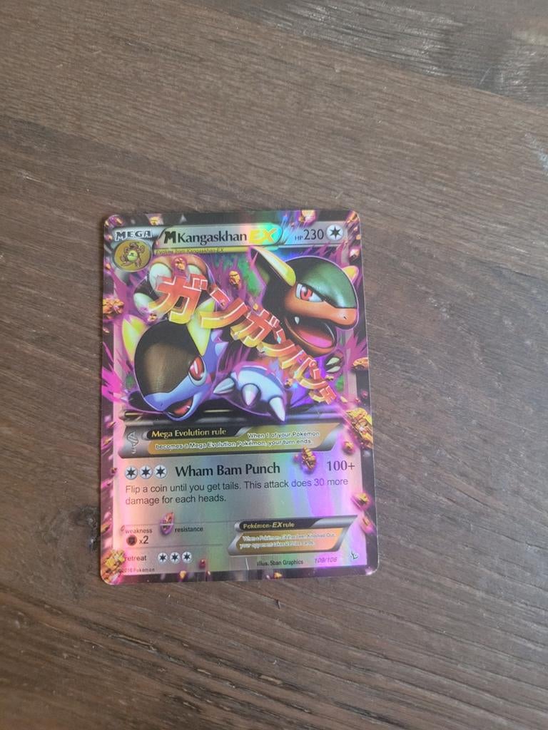 M kangaskhan ex pokemonkaart, Ophalen of Verzenden