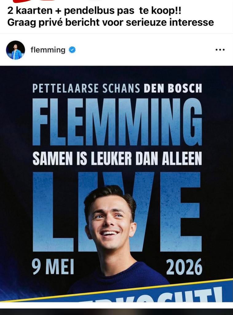 Tickets flemming, Twee personen