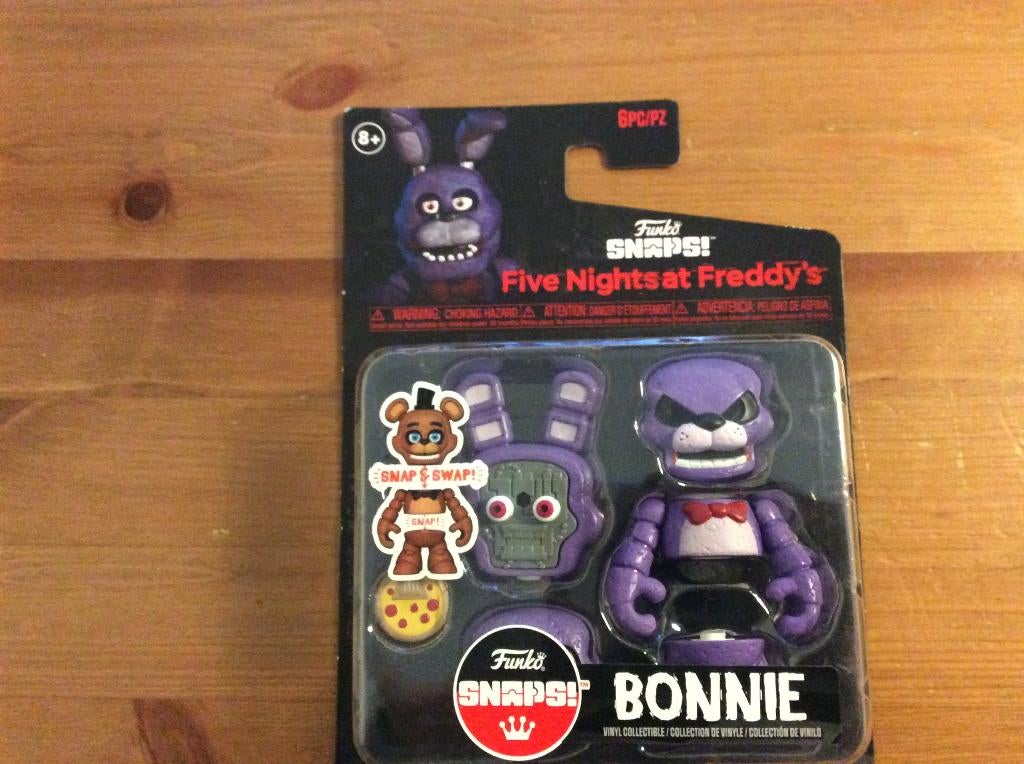 FNAF security breach funko snaps Bonnie, 6-delig. Nieuw, Ophalen of Verzenden, Nieuw