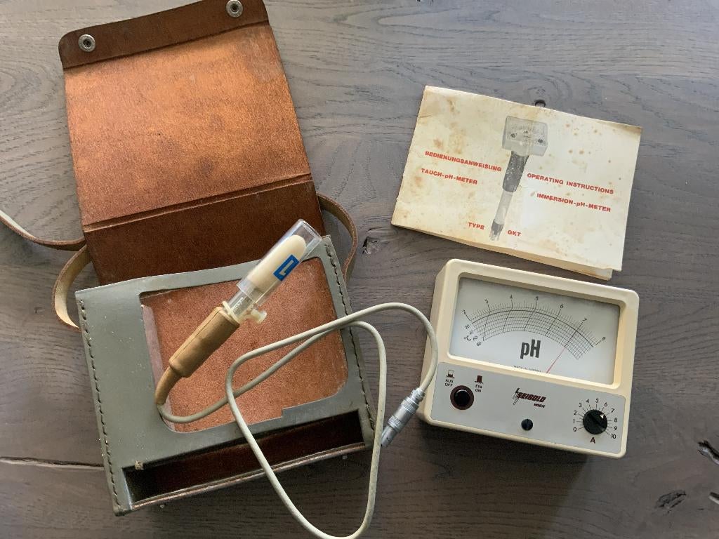 PH meter van Seibold (Wenen), Doe-het-zelf en Verbouw, Meetapparatuur, Ophalen of Verzenden, Gebruikt, Vocht of Vloeistof