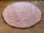 Rond roze vloerkleed, 120 cm, Ophalen, Gebruikt, Rond, Overige kleuren