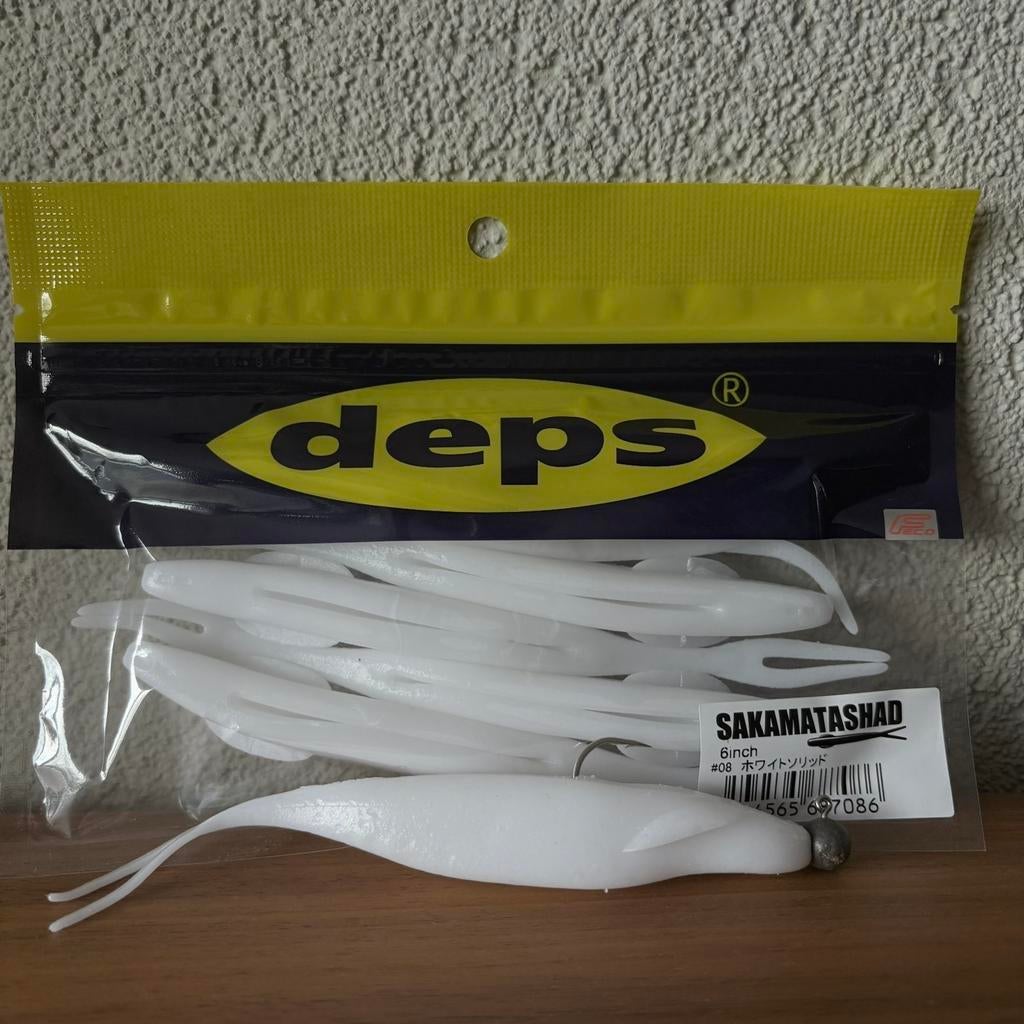 Deps skakamata 6’ white solid, Ophalen of Verzenden, Zo goed als nieuw, Overige typen