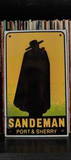 Emaille Sandeman reclamebord jaren 70 (28 x 17), Ophalen of Verzenden, Reclamebord