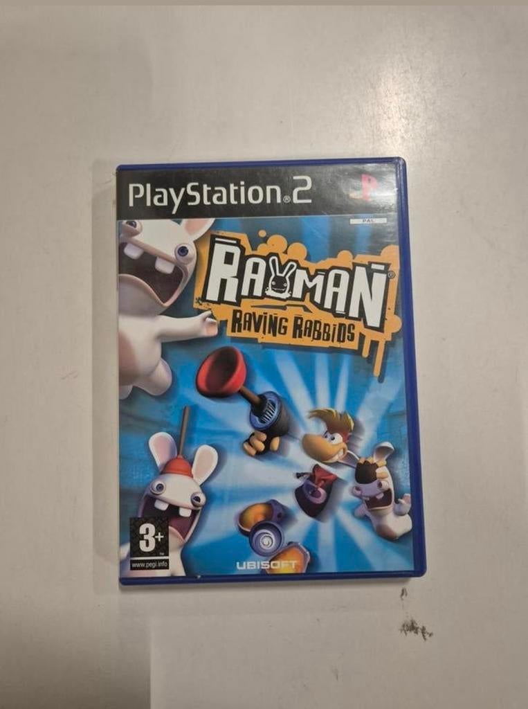 Rayman Raving Rabbids - PS2 (PlayStation 2), Spelcomputers en Games, Games | Sony PlayStation 2, Gebruikt, Overige genres, 2 spelers