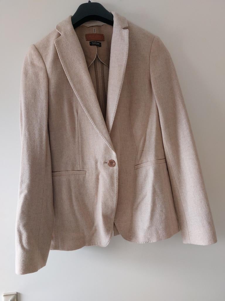 Massimo Dutti Jasje Maat 36 - Zo goed als nieuw, Massimo Dutti, Beige, Ophalen of Verzenden, Zo goed als nieuw