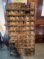Origineel Antiek Ijkenhout Champagne Rek uit de Champagne, Gebruikt, Ophalen of Verzenden, 25 flessen of meer, 75 cm of meer