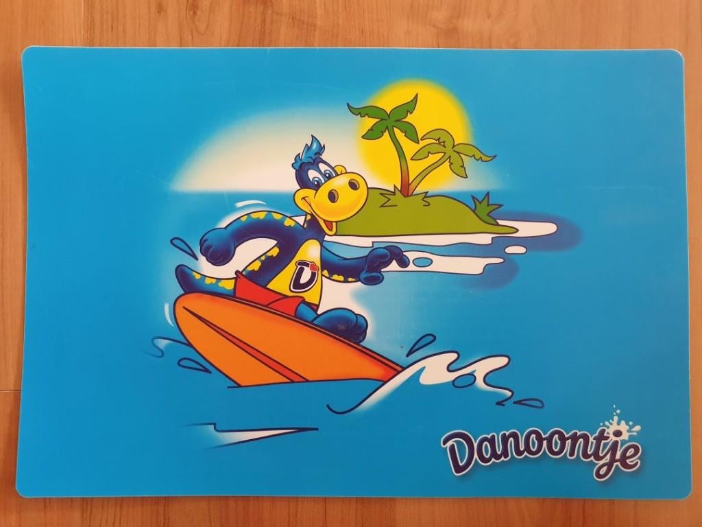 2 diepblauwe placemats van Danoontje, Ophalen of Verzenden, Zo goed als nieuw, Blauw, Placemat