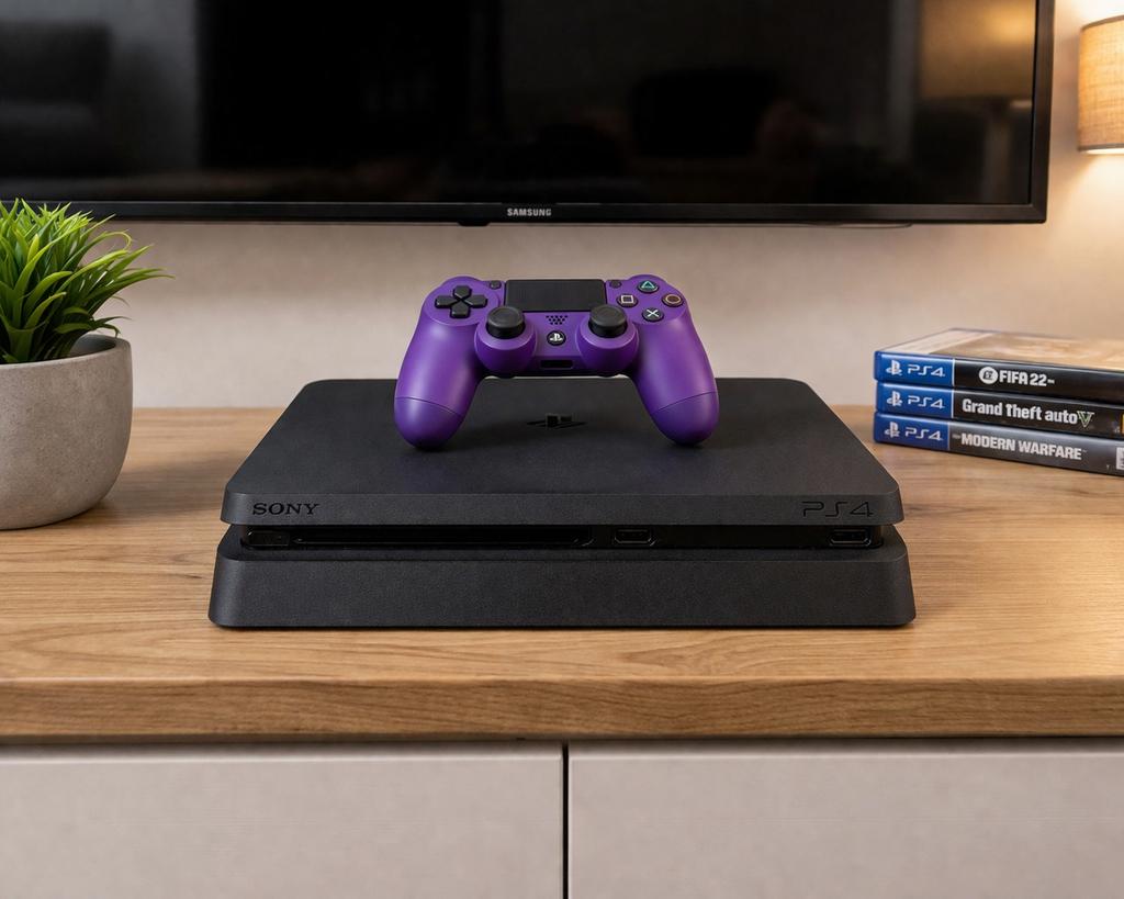 Playstation 4 Slim 1TB met controller, Ophalen of Verzenden, 1 TB, Met 1 controller, Slim