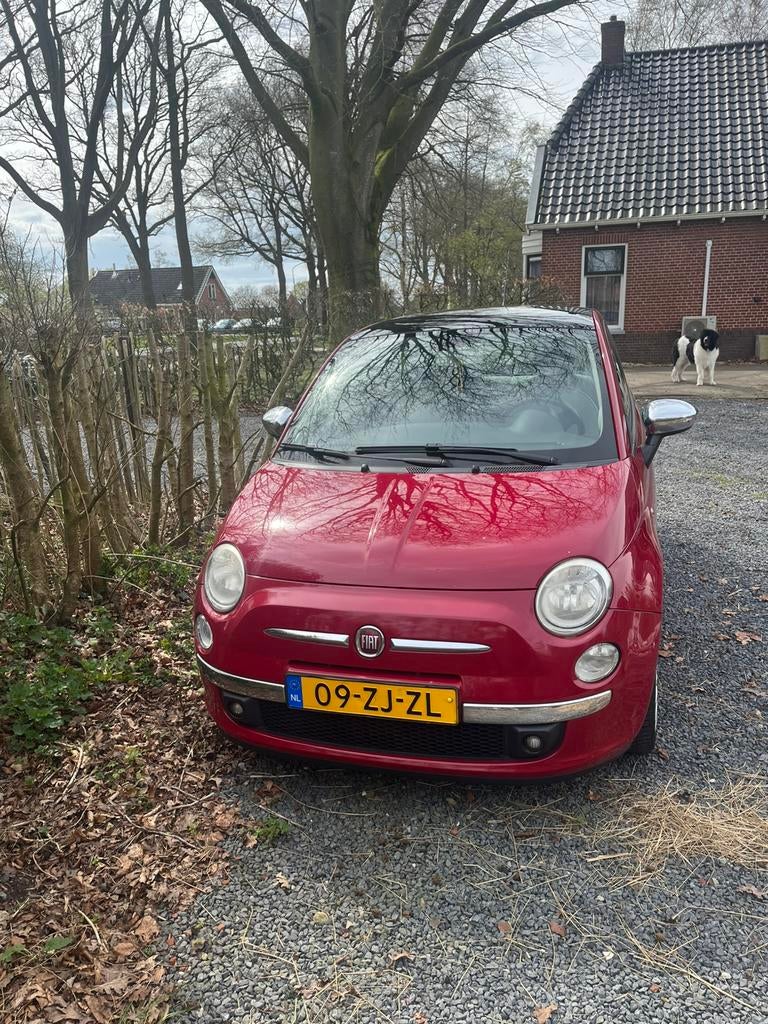 Fiat 500 1.2 C 2008 Rood, Voorwielaandrijving, 1242 cc, 4 cilinders, 840 kg