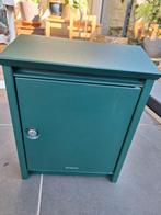 Brabantia donkergroene brievenbus B110, Tuin en Terras, Brievenbussen, Ophalen, Zo goed als nieuw, Staal, Wandbrievenbus