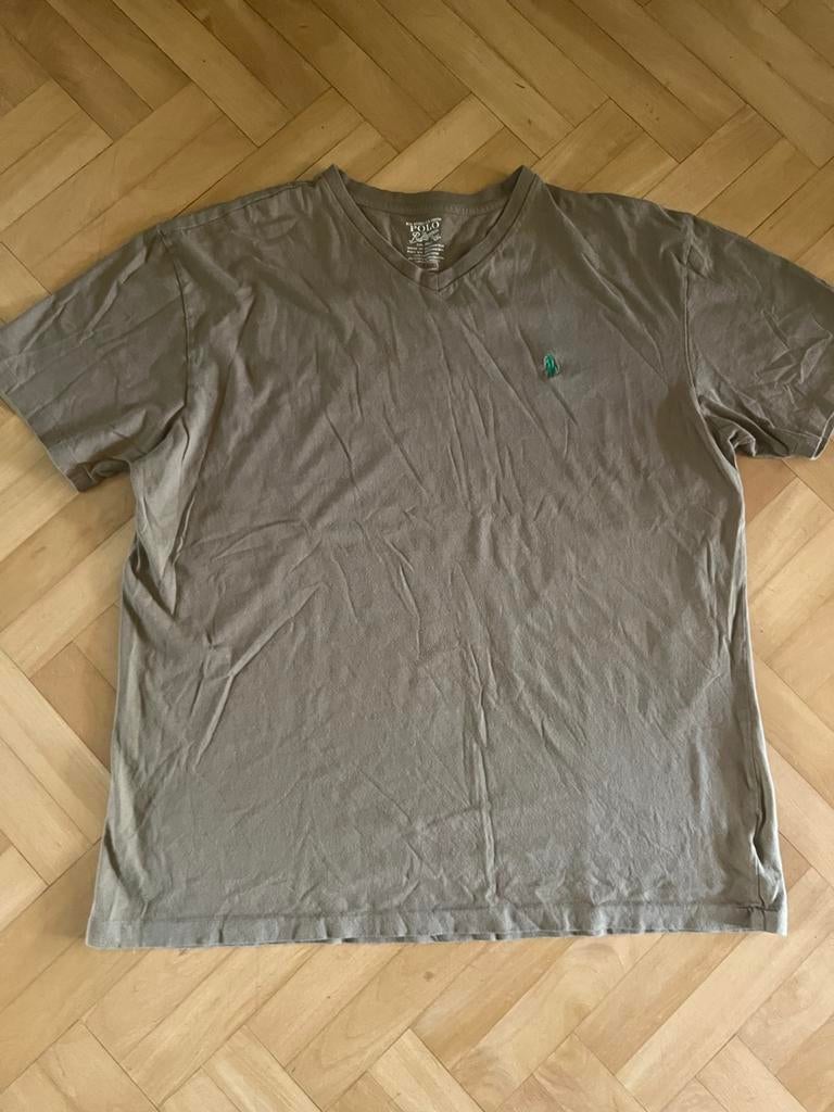 Mooi Ralph Lauren T-shirt met V-hals, Kleding | Heren, T-shirts, Ophalen of Verzenden, Gedragen, Maat 52/54 (L), Overige kleuren