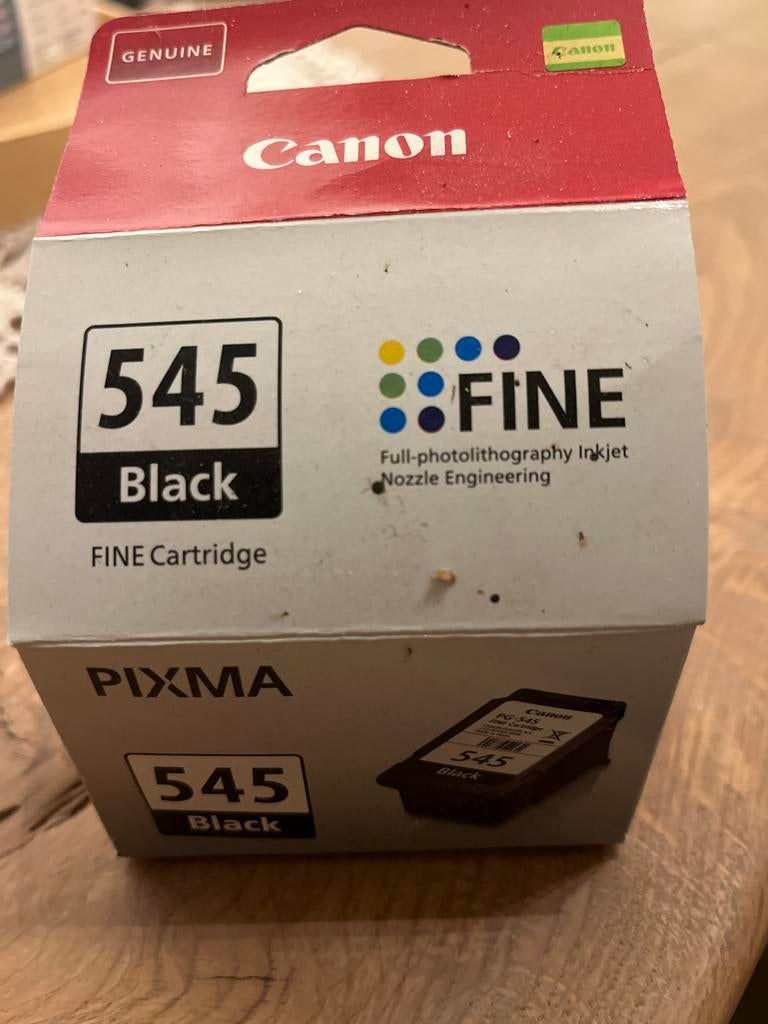Canon PG-545 Zwarte Inktcartridge - Nieuw in verpakking, Computers en Software, 3D-printerbenodigheden, Nieuw, Ophalen of Verzenden