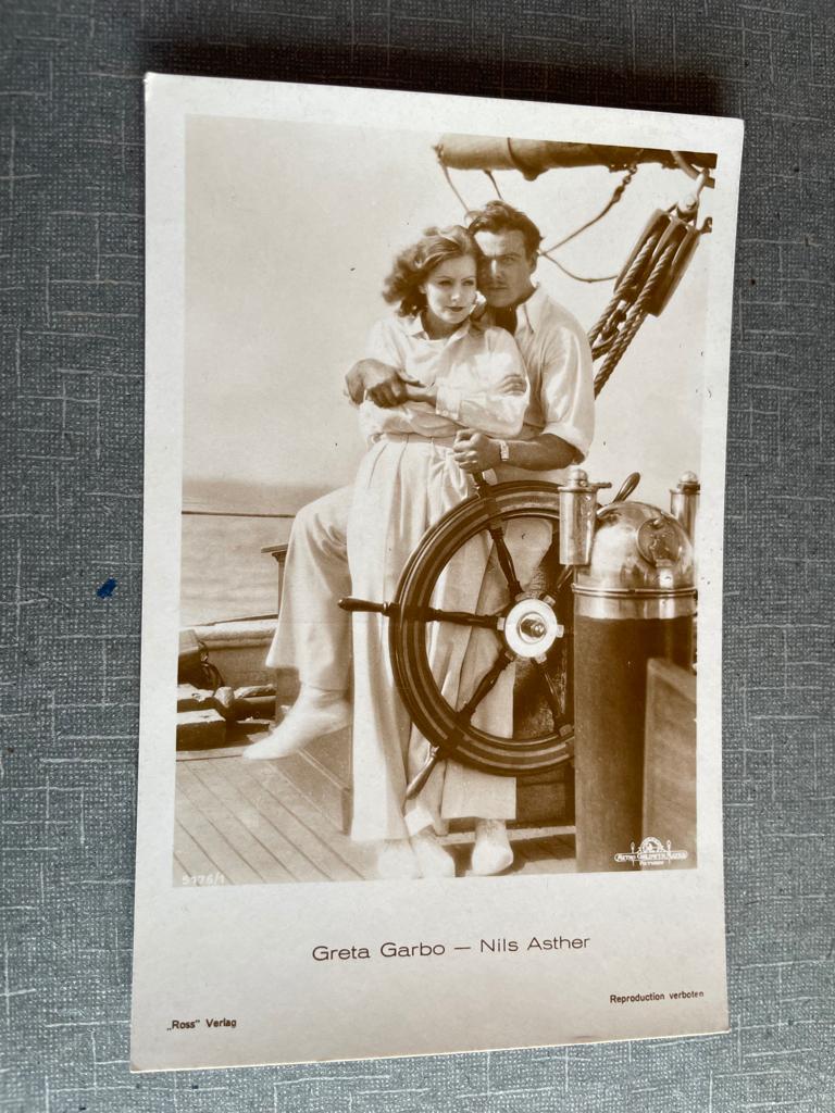 ansichtkaart / kaart van Greta Garbo en Nils Asther ., Verzenden, 1920 tot 1940, Sterren en Beroemdheden