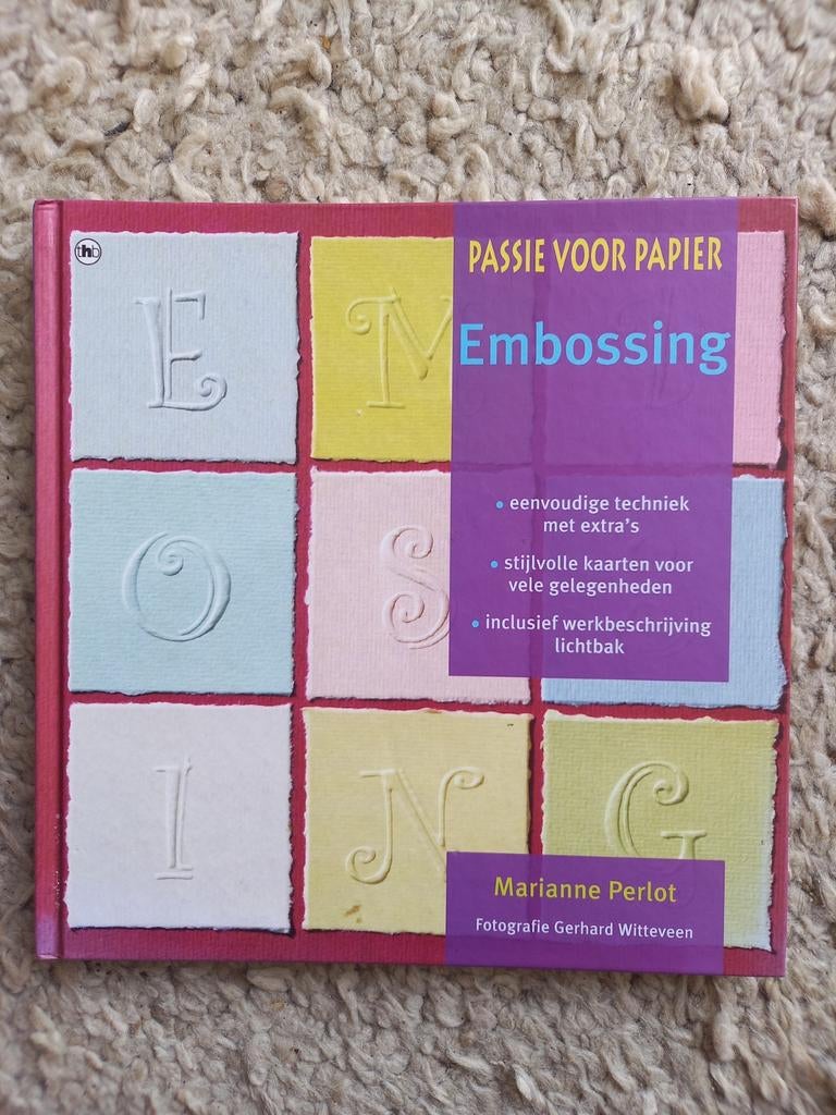 Boek: Passie voor Papier - Embossing, Ophalen of Verzenden, Zo goed als nieuw, Marianne Perlot
