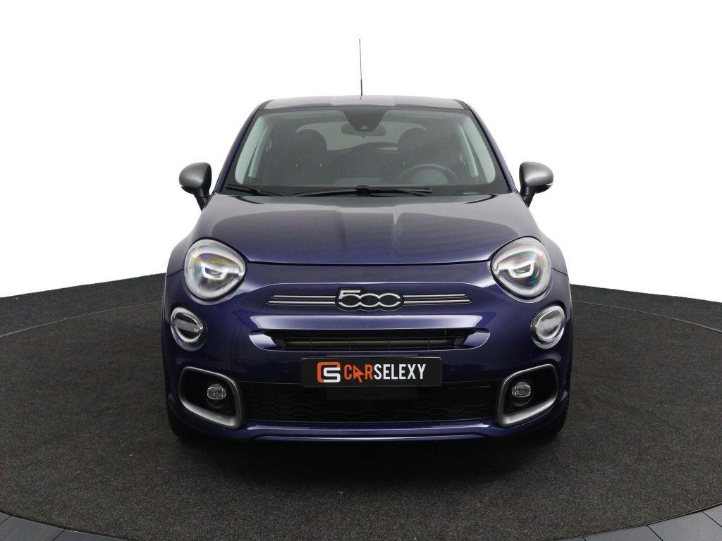 Fiat 500 X 1.5 Hybrid Sport, Auto's, Fiat, Gebruikt, Euro 6, 4 cilinders, Blauw
