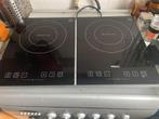 Inductie kookplaat 2 pits, Witgoed en Apparatuur, Kookplaten, Gebruikt, 3 kookzones of minder, Ophalen of Verzenden, Inductie