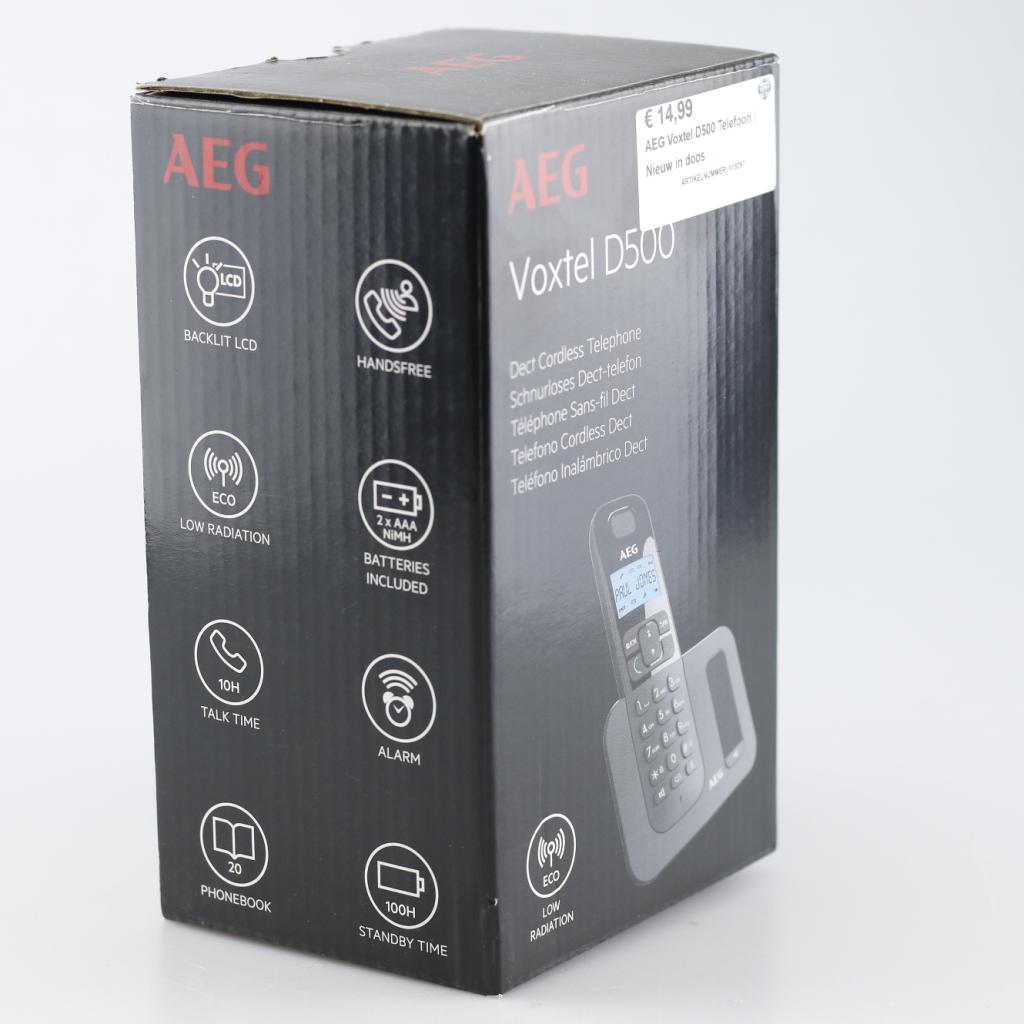 AEG Voxtel D500 Telefoon | Nieuw in doos, AEG, Zo goed als nieuw, Support@afg.com, Heinrich-Hertz-Str. 4
64331 Weiterstadt
Germany