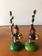 Erzgebirge volkskunst, 2 blumenmädchen., Verzamelen, Ophalen of Verzenden