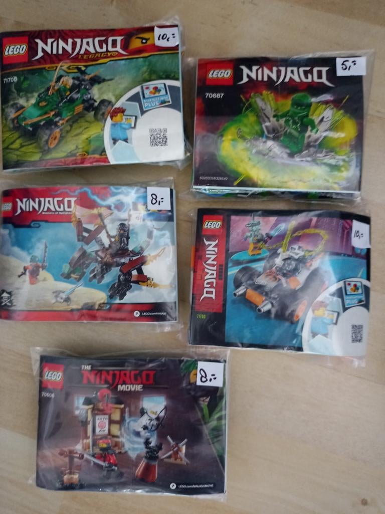 Lego Ninjago 5 sets., Ophalen of Verzenden, Zo goed als nieuw