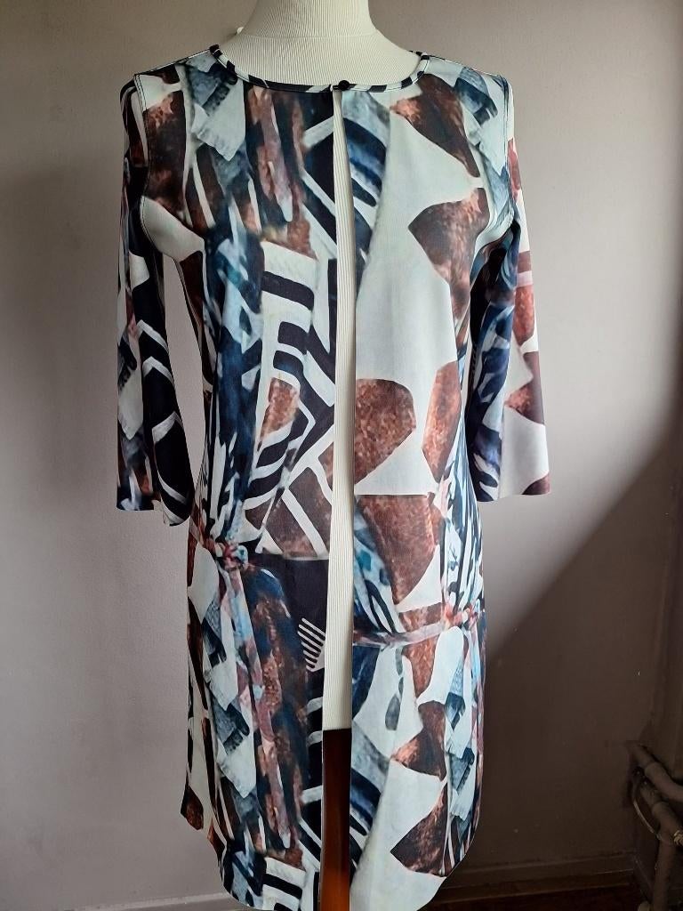 Nieuw lang stretch jasje print Lizzy & Coco, 2-kanten, S, Nieuw, Ophalen of Verzenden, Lizzy & Coco, Jasje