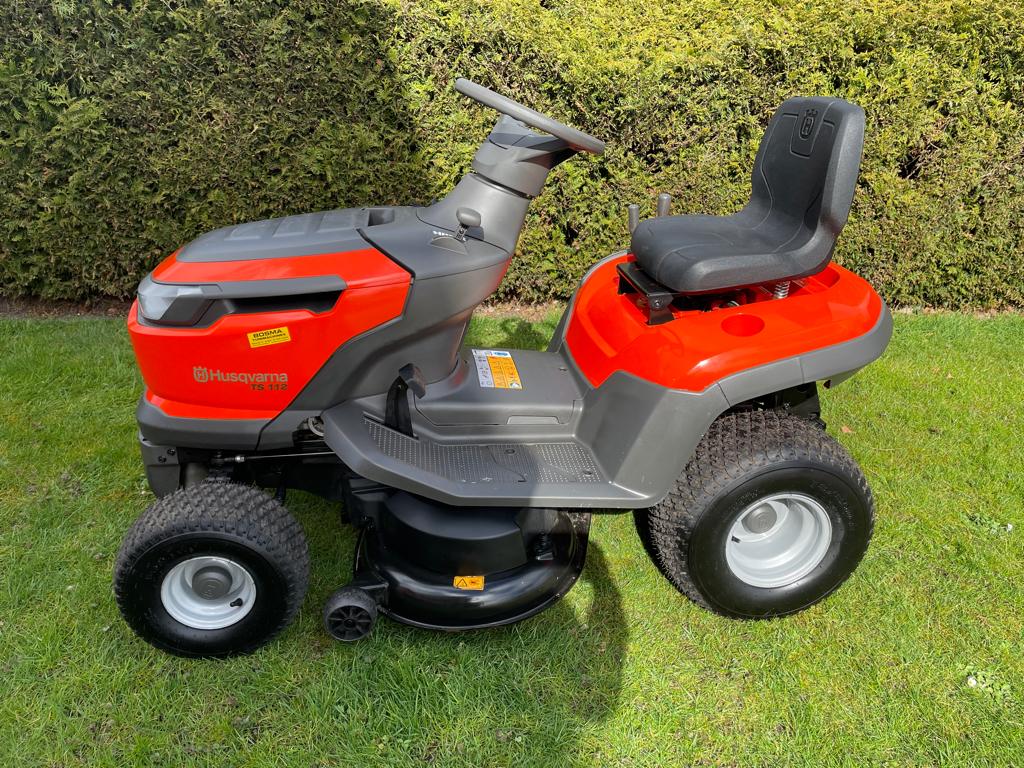 Husqvarna TS 112 zitmaaier, Ophalen, Gebruikt, Elektrische starter, 90 tot 120 cm